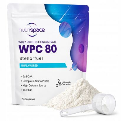 Białko WPC 80 1050g Nutrispace 100% Czysty Skład Bez Słodzików